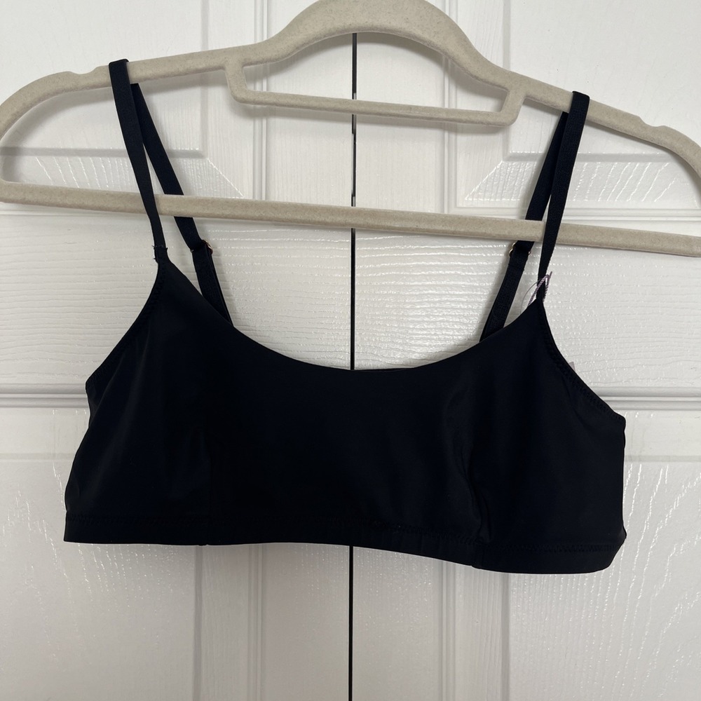 Savage x Fenty Unlined Wirefree Adjustable Medium Bralette NWT Black